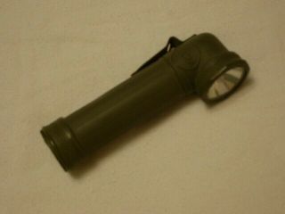 WW2 WWII US ARMY USA - LITE TL - 122 - A Brass FLASHLIGHT Angle Head very good 7