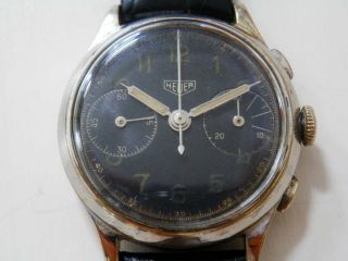 Antique Heuer chronograph Baruju 22 F/S EMS Authentic 3