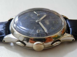 Antique Heuer chronograph Baruju 22 F/S EMS Authentic 4