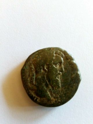 002.  Ancient Roman Bronze Sestertius Didius Julianus,  R,  Uncleaned,  Digged From Jar