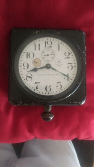 Vintage Waltham Watch Co.  Clock