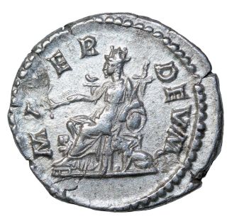 Julia Domna 193 - 217 Ad Ar Denarius Ancient Roman Silver Coin Rome