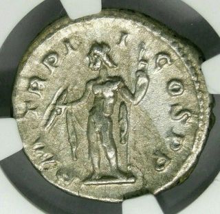 NGC Ch XF 5/5 - 3/5.  Severus Alexander AD 222 - 235.  Ancient Roman Silver Denarius 3