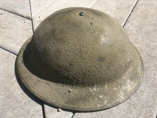 Ww2 1917a1 Kelly Helmet Named Complete Brodie Wwii Usmc Army Doughboy Wake Islan 2