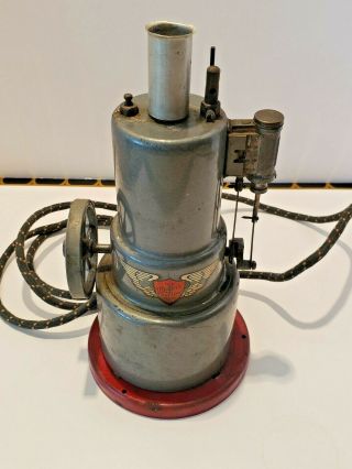 Vintage Robert Fulton Upright Toy Steam Engine