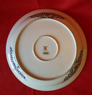 Vintage Gold Imari Japanese Porcelain Charger Plate Hand Painted 12 
