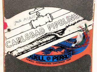 Powell Peralta Factory 1Off Skateboard BY MIKE MCGILL Police Academy 4 Prop 5