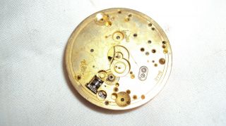 Vintage Swiss Zenith A pocket wrist watch movement partial parts repair 4