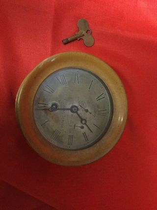 Antique Chelsea Ship Clock U.  S.  Life - Savings Service Circ.  1909