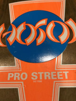 Prototype NOS Hosoi Pro Street Tri Tail Skateboard 80 ' s Vintage Powell Peralta 3