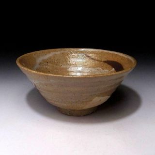 LL4: Vintage Japanese Pottery Tea Bowl,  Karatsu Ware 5