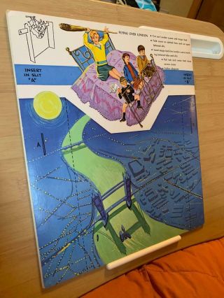 Vintage Walt Disney Bedknobs and Broomsticks Sticker Fun Book 1971 2