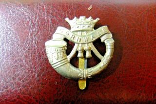 Wwi British Military Cap Badges - Cornwall 