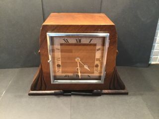 Antique / Vintage Art Deco Westminster Chimes Mantle Clock