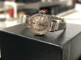 Rolex Ladies 14k White Gold Cocktail Wrist Watch Vintage Rare 1940’s