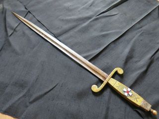 REAR Imperial Russian officer ' s St.  Anna award type Dagger - sword knife saber 2