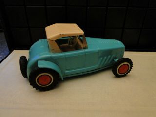 Vintage Marx Hot Rod Friction Car W/ Rubber Tires Made In Usa