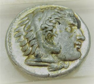 Ancient Greek Ar Silver Tetradrachm Coin Alexander The Great