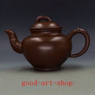 China Yixing Zisha Hand Carved Tree Root Tea Cover Teapot Made By Wu Yungeng G10