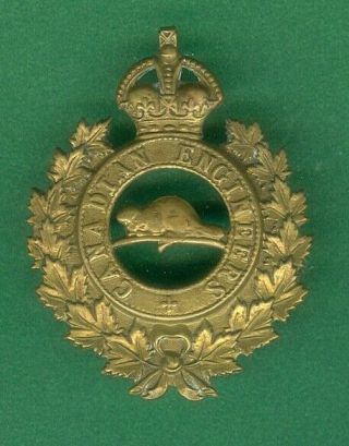 Cef 1917 Canadian Engineers Cap Badge