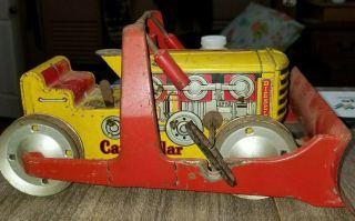 Marx Toys Tin Windup Catapillar Tractor Vintage