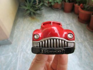 Vintage Red Tin Toy Car Schuco Varianto Limo 3041 Germany Antique Old 60 