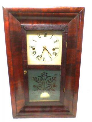 1870 Ansonia Brass & Copper Co.  Shelf Clock With Terry & Andrews Lyre Movement