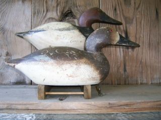 Antique - Vintage - Factory - Mason - Mallard - Wooden Duck Decoy
