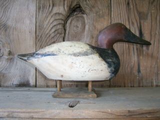 Antique - Vintage - Factory - Mason - Mallard - Wooden duck decoy 2