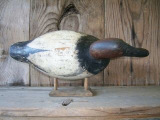 Antique - Vintage - Factory - Mason - Mallard - Wooden duck decoy 3