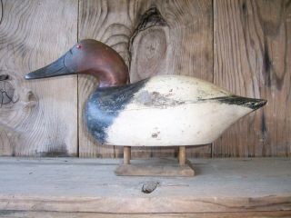 Antique - Vintage - Factory - Mason - Mallard - Wooden duck decoy 4