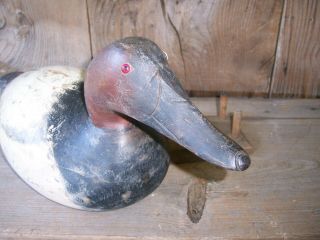 Antique - Vintage - Factory - Mason - Mallard - Wooden duck decoy 7