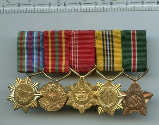 BURMA MYANMAR GROUP OF MINIATURE MEDAL 2