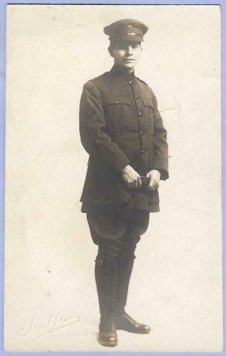 Real Photo Postcard Wwi - - Ymca Officer