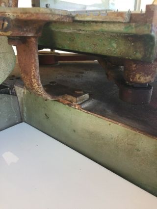 Antique Van Berkel ' s US Slicing Machine Hand Crank Flywheel Deli Meat Slicer 11