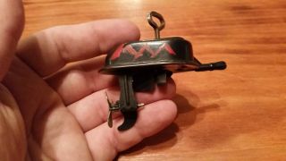 Antique Vintage IRWIN Pressed Tin Wind Up Outboard Boat Motor Toy Miniature 50s 6