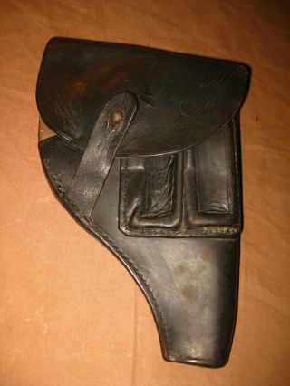 Ww1 Portugal Portuguese Cep Military Leather Holster Short Savage Pistol M1907