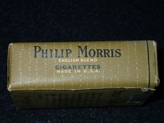 WWII US 1945 Philip Morris & Co.  Ltd.  Cigarette Pack Series 115 Rare 5