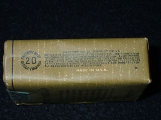 WWII US 1945 Philip Morris & Co.  Ltd.  Cigarette Pack Series 115 Rare 7