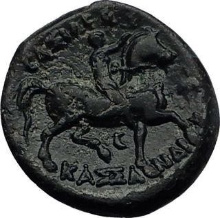 Kassander Killer Of Alexander The Great Son Ancient Greek Coin Horse I58302