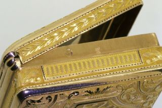 ca.  1820 Simon - Achille Leger Paris antique heavy 18K gold snuff box,  68 grams 9