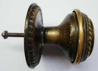 Vintage Solid Brass Door Push - Pull Handle with Backplate 5