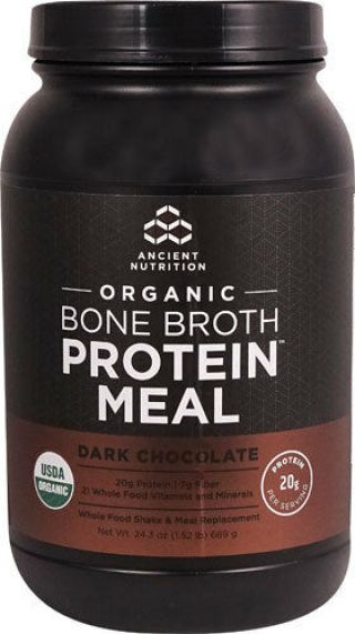 Ancient Nutrition Organic Bone Broth Protein™ Meal Dark Chocolate 24.  3 Oz