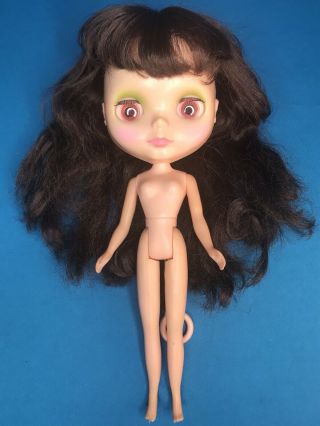 1972 Vintage Kenner Blythe Brunette Doll W Wispy Bangs 2