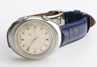 Vintage Jaeger Lecoultre Memovox Ref E861 Automatic Date Alarm 1960s Wristwatch