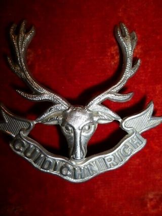 The Seaforth Highlanders Older Cap Badge - Scottish