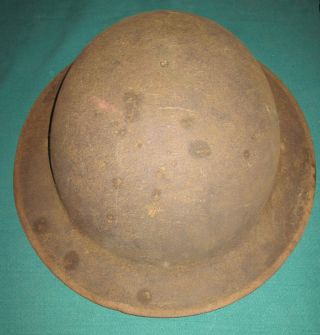 Us Model 1917 Army Steel Helmet Has Liner Does Not Have A Chinstrap