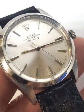 Rolex Air King Oyster Perpetual Mens Steel Vintage Watch Cool 1966 Vintage 8