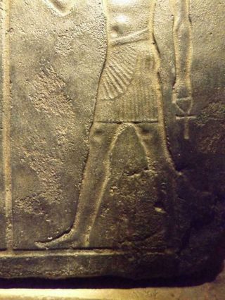 Egyptian sculpture - Anubis relief carving.  Mythology & Art of Ancient Egypt 3