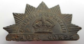 Australian Commonwealth Cadet Corps,  Hat Badge 36mm 1903 - 1906